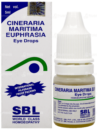 Sbl Cineraria Maritima Euphrasia Eye Drops 5Ml